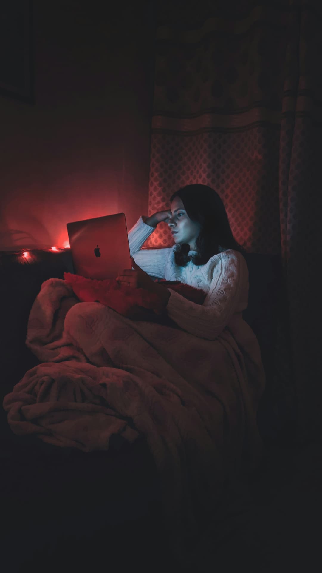 Founder working late